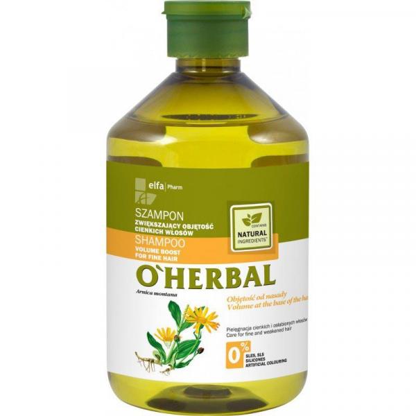 O Herbal szampon zwiększający objętość 500ml Arnika
