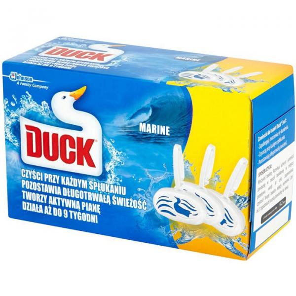 Duck 3x kostka do wc Marine