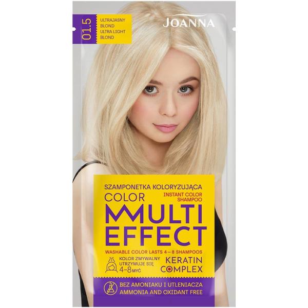 Joanna Multi Effect Color szamponetka 35g 01.5 Ultra Jasny Blond