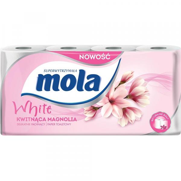 Mola Aroma papier toaletowy 2 warstwy 8 rolek Kwitnąca Magnolia