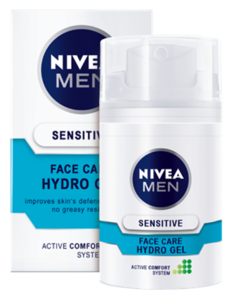 Nivea Men Hydro Żel do twarzy ochronny 50ml sensitive