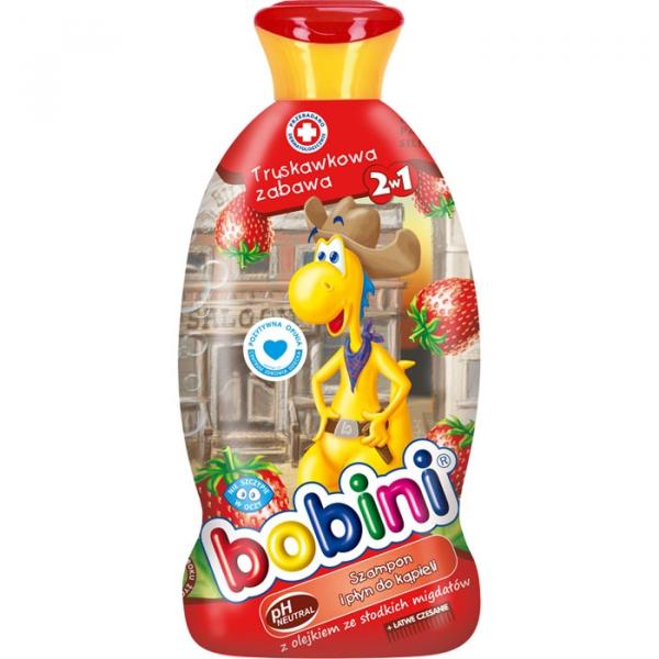 Bobini szampon do włosów truskawka 400ml