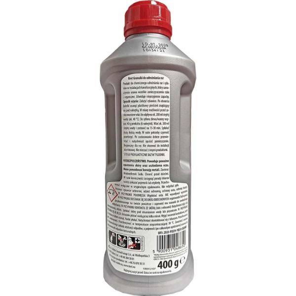 Kret granulki do udrażniania rur 400g
