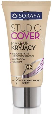Soraya Studio Cover podkład kryjący 02 CIEMNY BEŻ 30ml