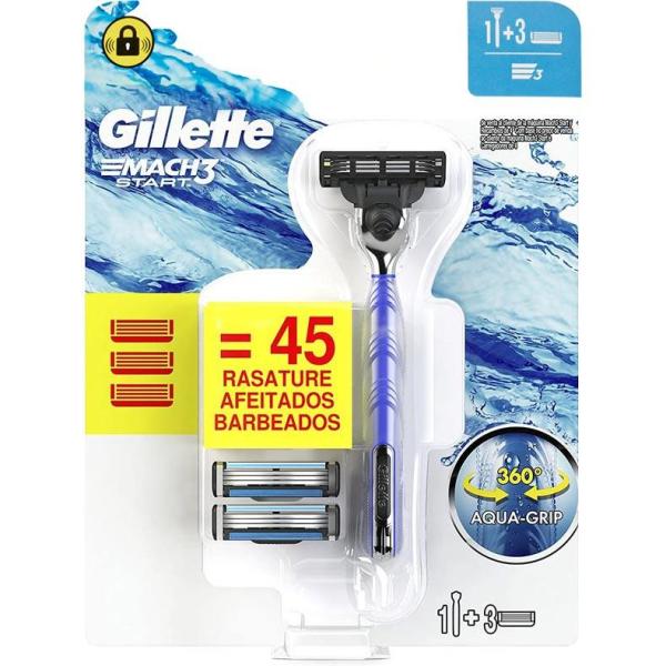Gillette Mach3 golarka + 3 wkłady