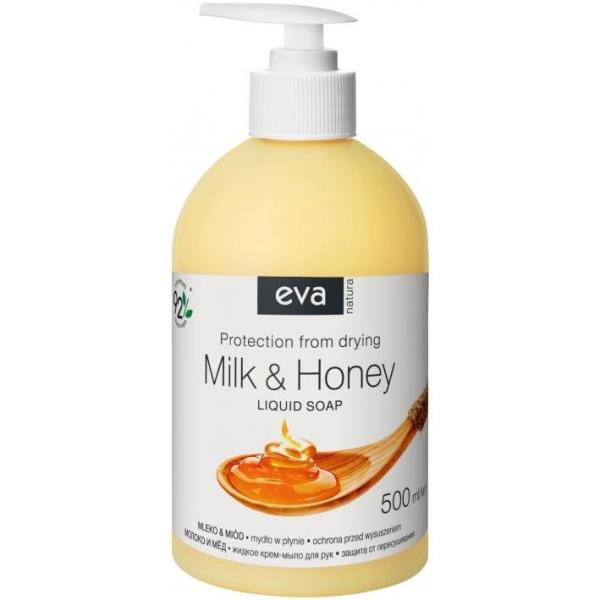 Eva Natura mydło w płynie 500ml Milk & Honey
