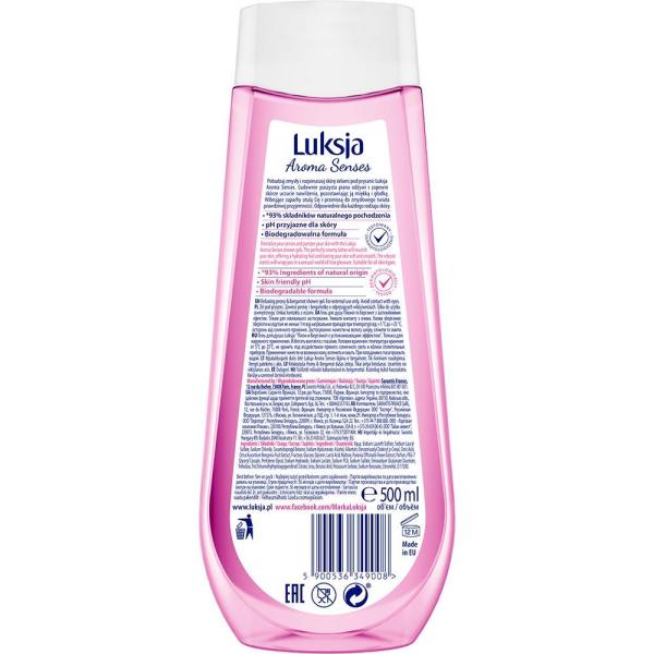 Luksja żel pod prysznic Aroma Senses 500ml Peonia i Bergamotka