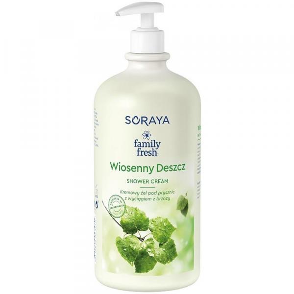 Soraya Family Fresh żel pod prysznic 1L Wiosenny Deszcz pompka