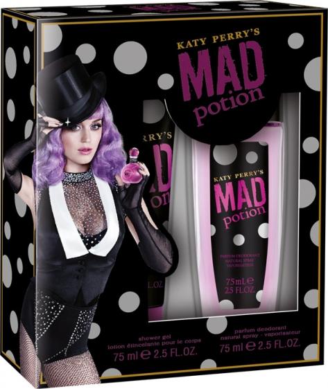 Katy Perry zestaw Mad Potion dezodorant perfumowany 75ml + żel pod prysznic 75ml