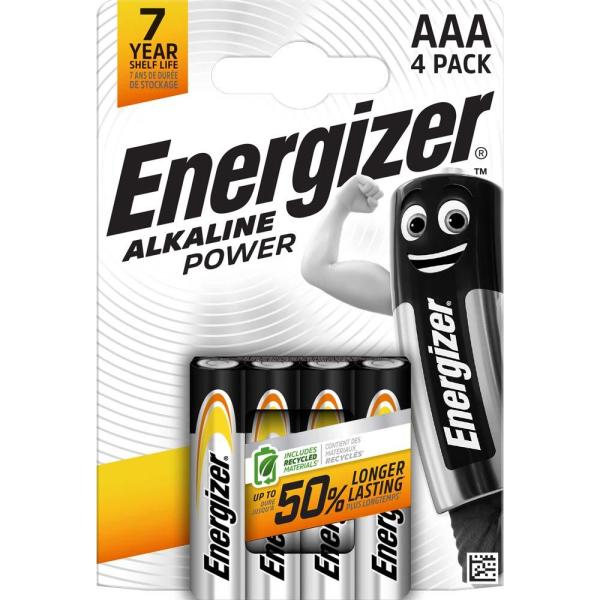 Energizer baterie alkaliczne AAA LR03 4 sztuki
