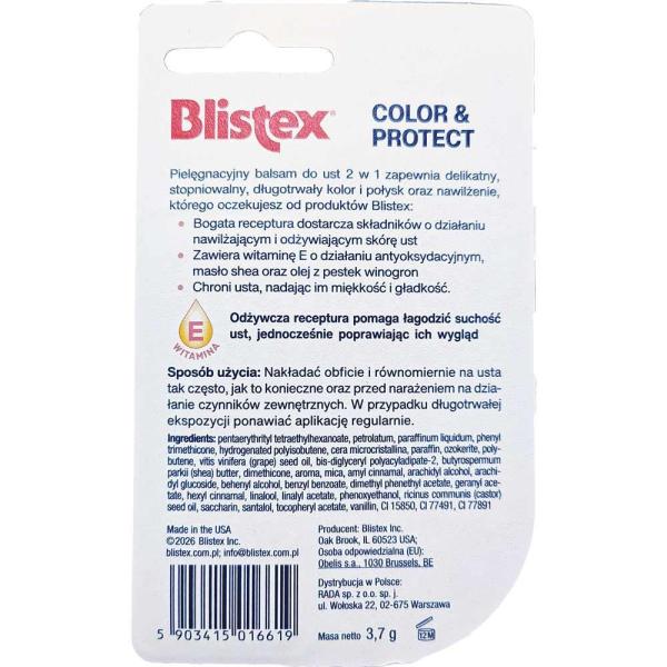 Blistex Color & Protect balsam do ust sztyft