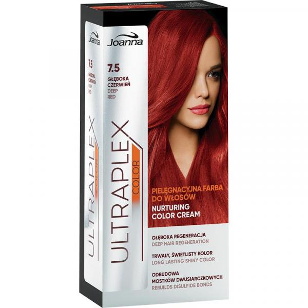 Joanna Ultraplex Color Farba 7,5 Głęboka Czerwień
