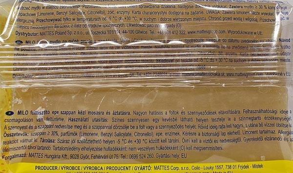 Mattes Milo mydło odplamiające galasowe 150g