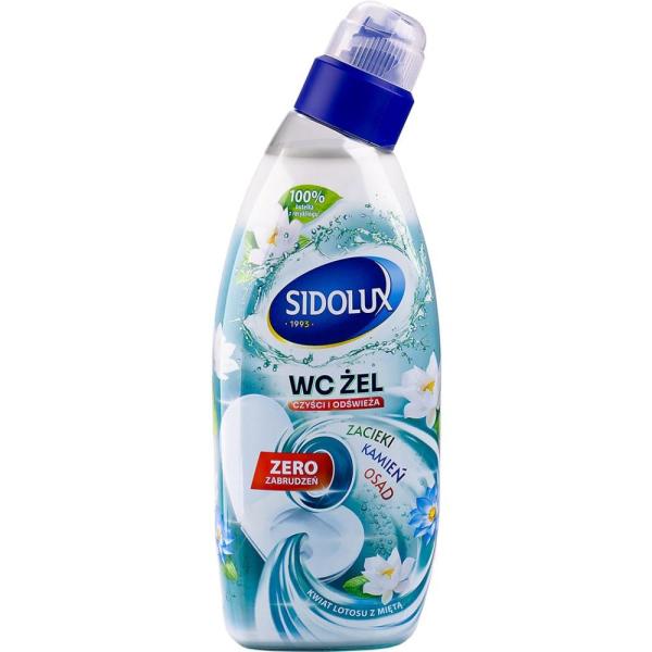 Sidolux żel WC 700ml Kwiat Lotosu z Miętą