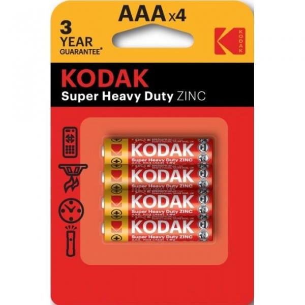 Kodak Super Heavy Duty bateria cynkowo-węglowa AAA R03 4szt.

