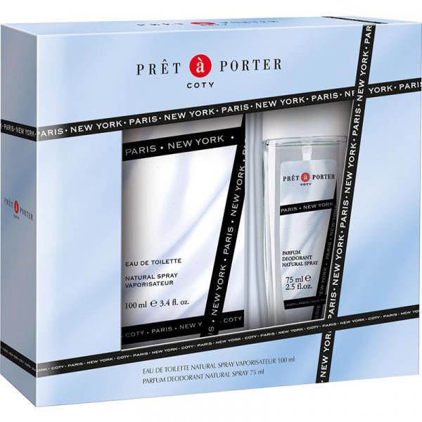 Pret-a-Porter Zestaw woda toaletowa 100ml + dezodorant perfumowany 75ml