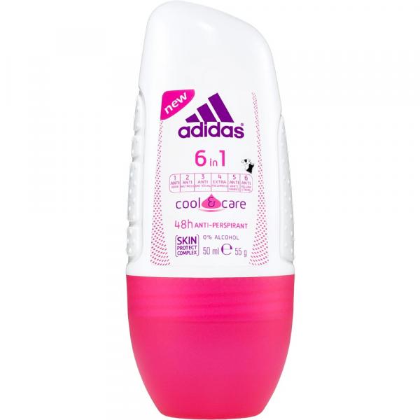 Adidas roll-on damski antyperspirant Cool&Care 6in1 50ml