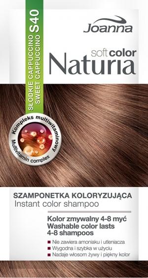 Joanna Naturia Soft Color S40 słodkie cappuccino szamponetka koloryzująca