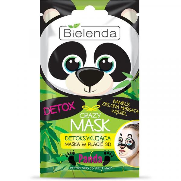 Bielenda Crazy Mask Maska detoksykująca w płacie Panda