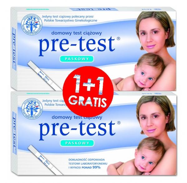 Pre-test paskowy test ciążowy duopak