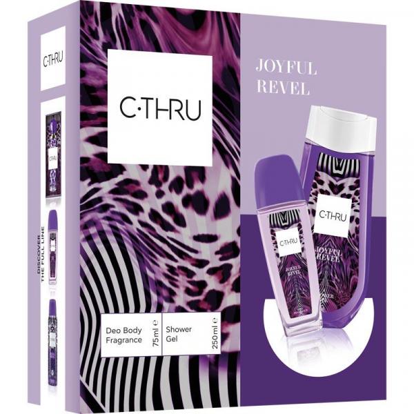 C-THRU zestaw Joyful Revel dezodorant perfumowany 75ml + żel pod prysznic 250ml