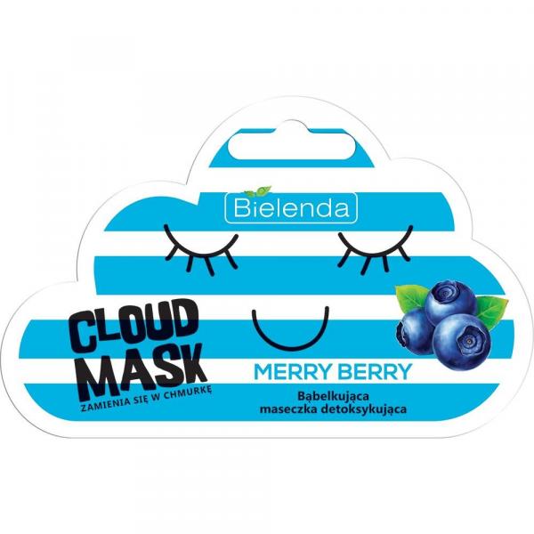 Bielenda Cloud Mask bąbelkująca maseczka detoksy kująca Merry Berry