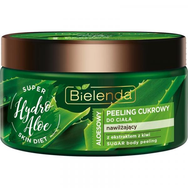 Bielenda Super Skin Diet Hydro Aloe cukrowy peeling do ciała 350g