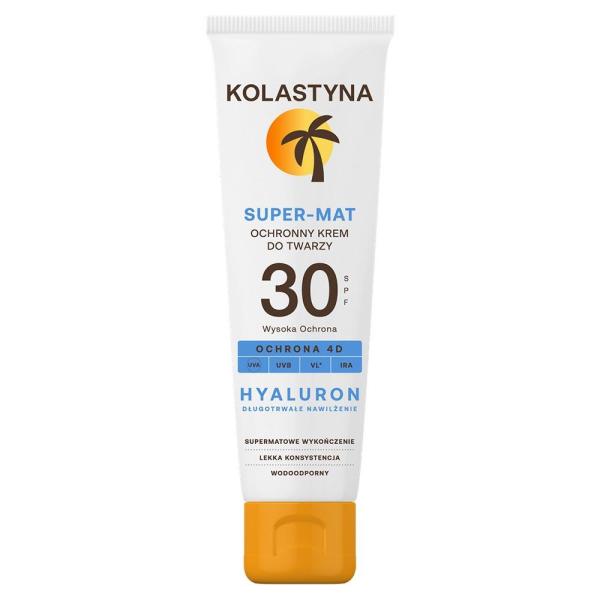 Kolastyna Opalanie krem do twarzy Super-Mat SPF30 50ml

