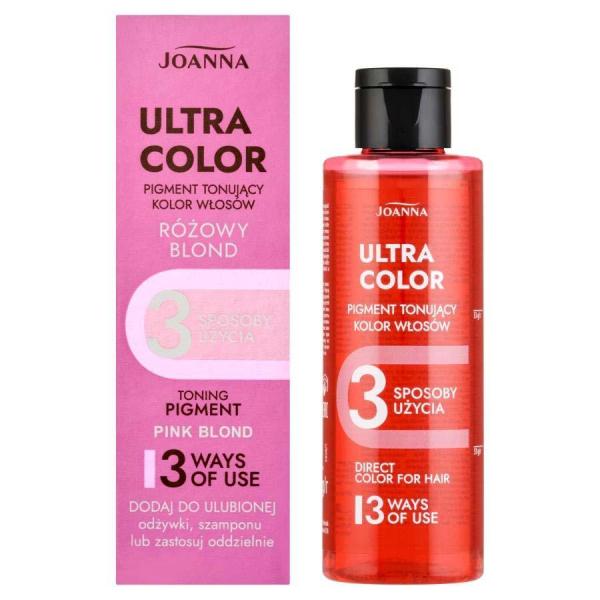 Joanna Ultra Color pigment tonujący 100ml Różowy Blond