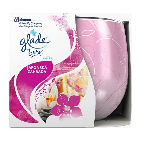 Glade by Brise świeca Japoński Ogród 120g odświeżacz powietrza