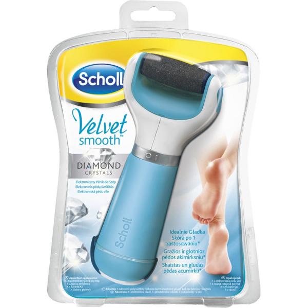Scholl Velvet Smooth elektroniczny pilnik do stóp drobnoziarnisty