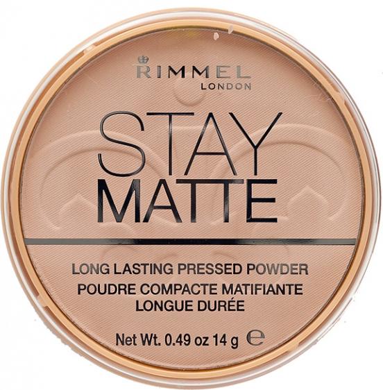 Rimmel Stay Matte puder prasowany 003 Peach Glow