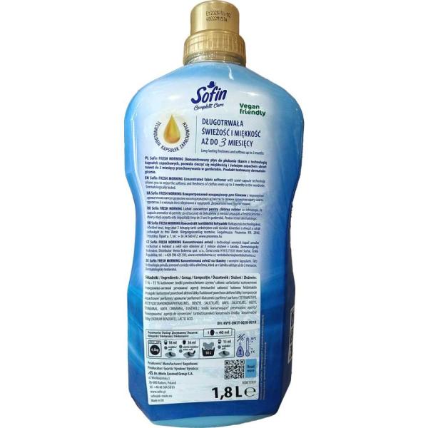 Sofin koncentrat do płukania Complete Care Fresh Morning 1,8L