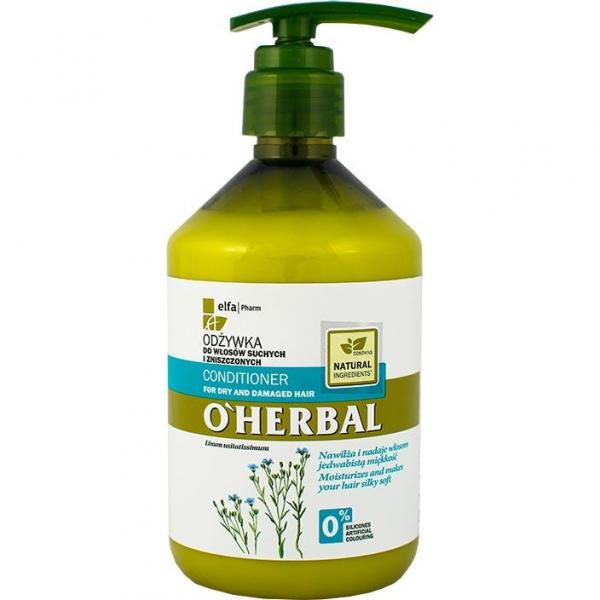 O Herbal odżywka do włosów 500ml Len (włosy suche)
