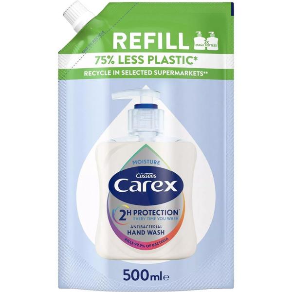 Carex mydło antybakteryjne zapas Moisture Plus 500ml