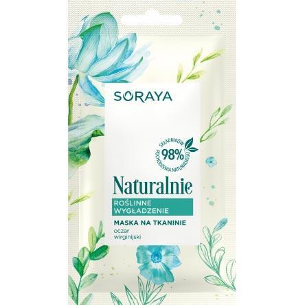 Soraya Naturalnie maska na tkaninie 17g Roślinne Wygładzenie