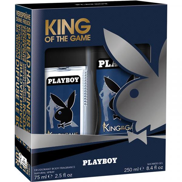 Playboy Zestaw King dezodorant perfumowany + żel pod prysznic