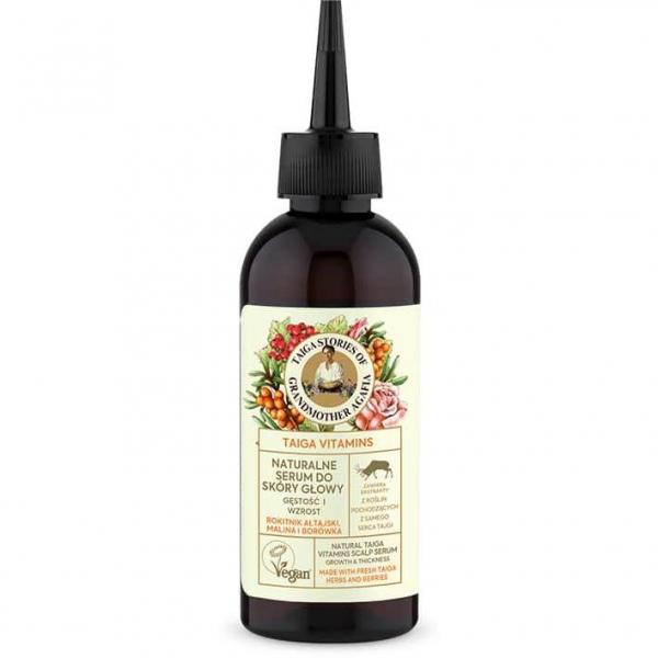 Babuszka Agafia Taiga Vitamins serum do skóry głowy 170ml Gęstość i Wzrost