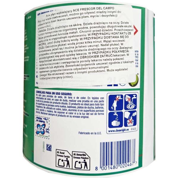 Ace wybielacz do tkanin perfumowany 2L Green