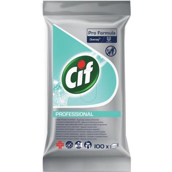 Cif Professional uniwersalne chusteczki czyszczące 100 sztuk
