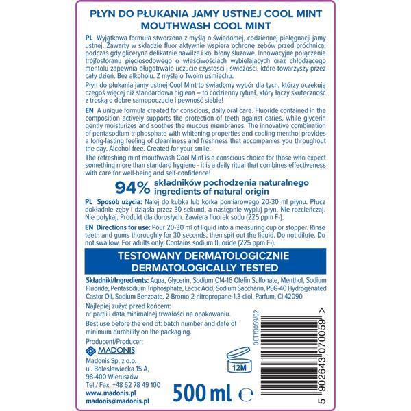Dentino płyn do płukania ust Cool Mint 500ml
