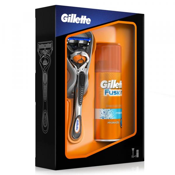 Gillette zestaw Fusion ProGlide FlexBall maszynka + żel do golenia 75ml