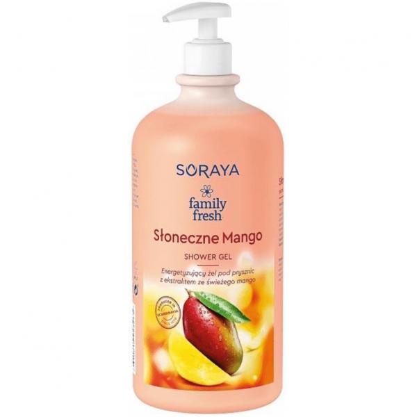 Soraya Family Fresh żel pod prysznic 1L Słoneczne Mango pompka