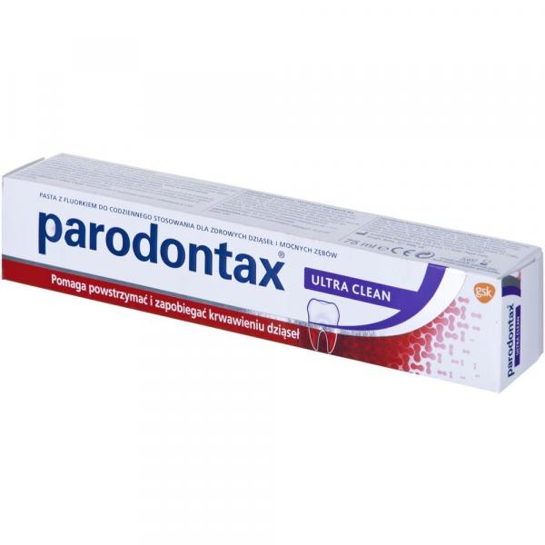 Parodontax pasta do zębów przeciw krwawieniu dziąseł 75ml Ultra Clean