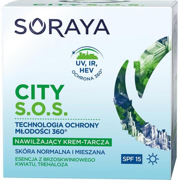 Soraya City S.O.S krem nawilżający na dzień skóra normalna i mieszana 50ml