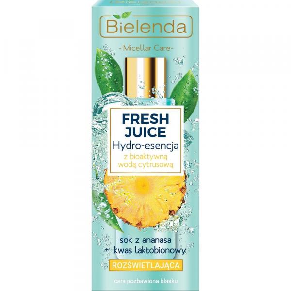 Bielenda Fresh Juice Hydro-esencja do twarzy rozświetlająca 110ml Ananas
