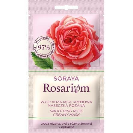 Soraya Rosarium różana, kremowa maseczka do twarzy 10ml wygładzająca