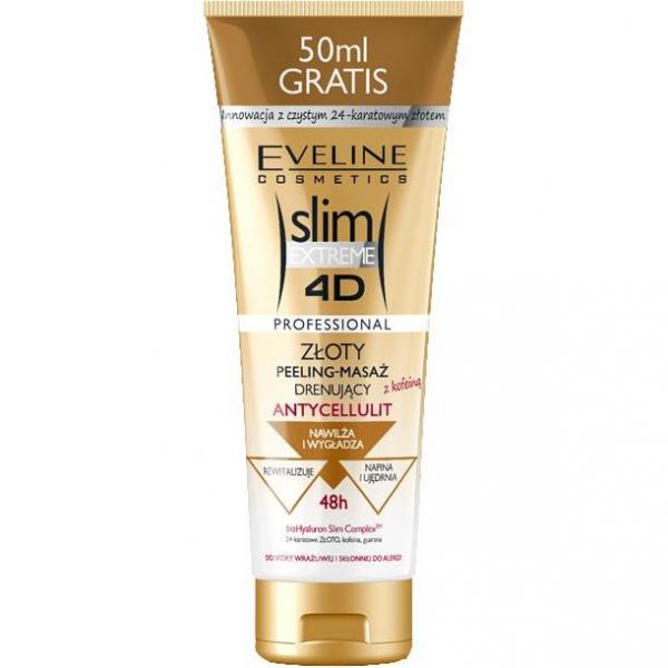 Eveline Slim 4D Peeling-masaż drenujący złoty 250ml
