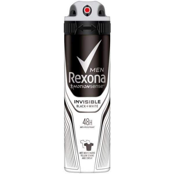 Rexona dezodorant men Invisible Black & White 150ml
