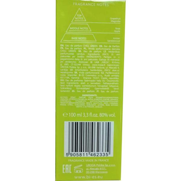 Bi-es woda perfumowana 100ml Color Chill Green